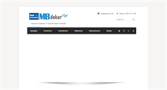Desktop Screenshot of mbdekor.com